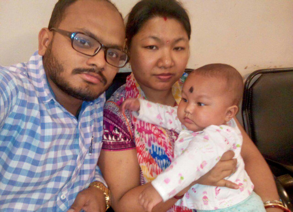 Ridit was born without a kidney and closed food pipe. Save Baby Ridit