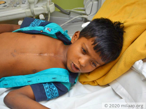Help 7-year-old Gokul fight a severe heart disease
