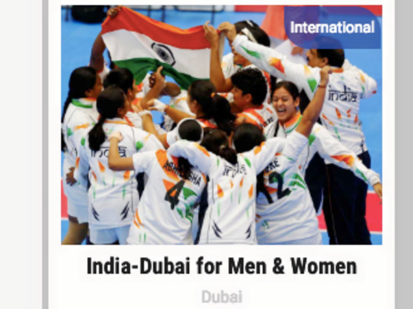 Support Women's Team For The Throwball Championship In Dubai