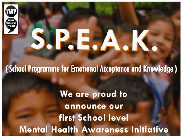 Mental Health sensitivity in School Children for a happier future!
