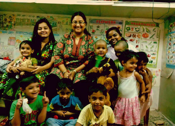 Fundraising to provide chikki to underprivileged children in Dhobighat, Mumbai.