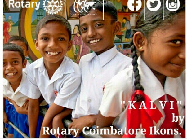 Rotary Coimbatore Ikons - literacy project KALVI