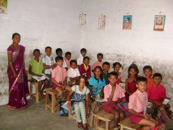 Fundraising at this low income school for basic amenities in Bangalore