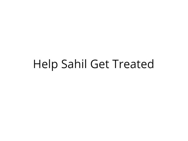Help Sahil Recover from Severe Brain Injury