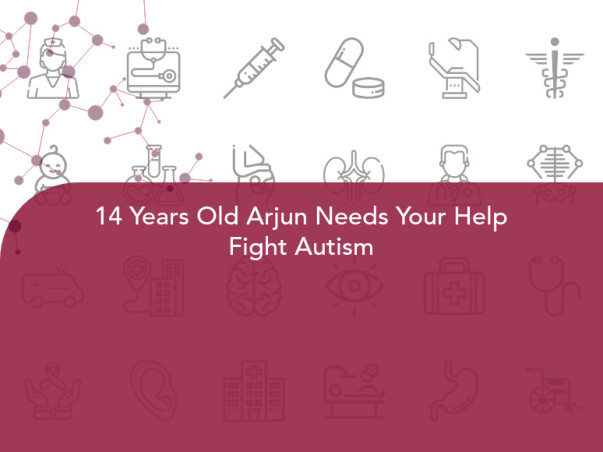 14 Years Old Arjun Needs Your Help Fight Autism