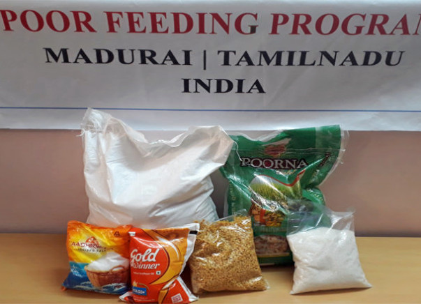 Provide monthly ration for poor family