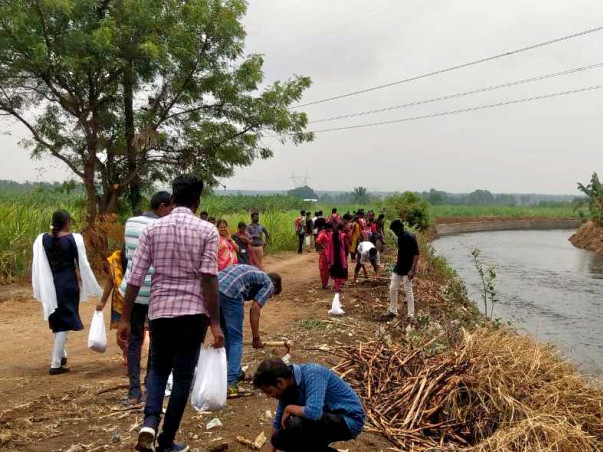 Tree Plantation in vellode birds SANTUARY
