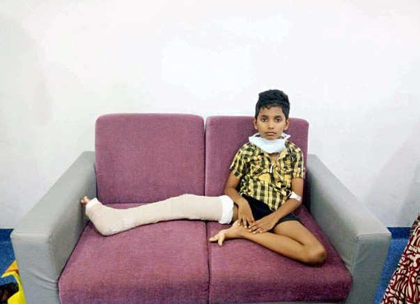 10-year-old Naren Thinks His Cancer Is A Blood Clot Which Will Go Away