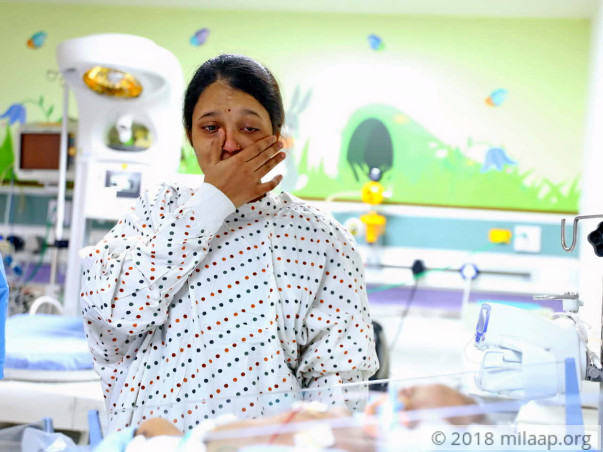 Pratibha's baby is in a critical state and only you can help her