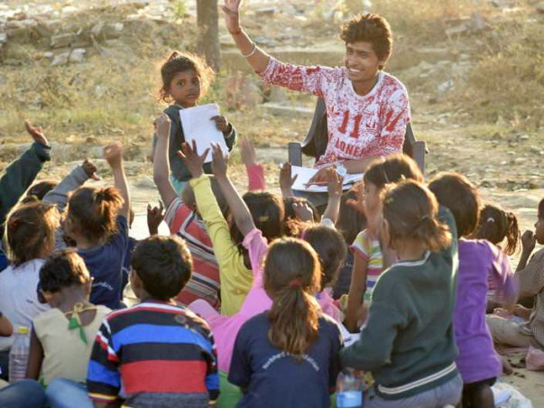 Help To Build Roof and Toilets for Open School For Slum Kids