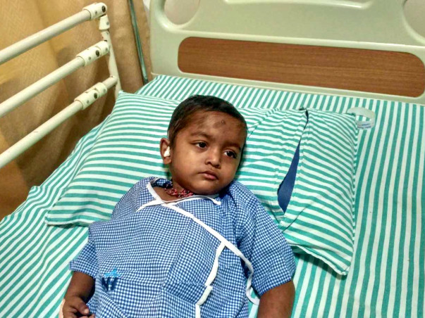 Help 3-year-old Samarth fight a cancerous brain tumor