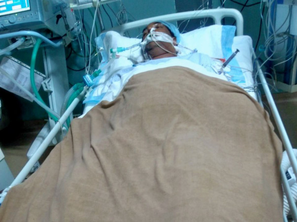 Help a widower with hospital bills