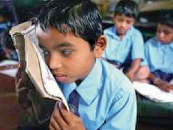 Blind children skill development program