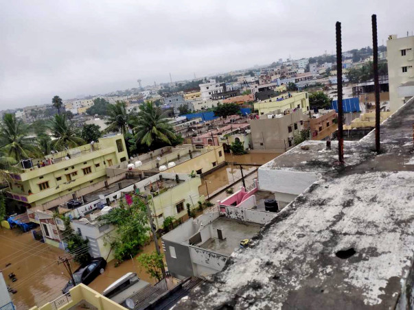 Flood Relief For Mallikarjuna Nagar Colony, Hyderabad
