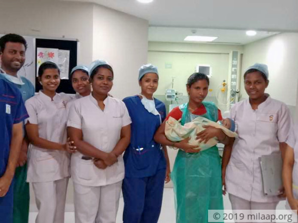 Baby of Ravanama heart problem