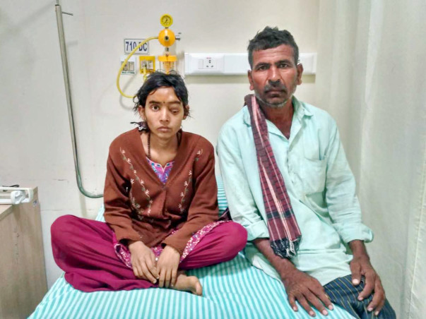 Cancer has disfigured Jyoti's face and she is fighting to survive it