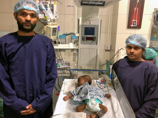 Help 3-month-old Devesh who is fighting a severe heart disease