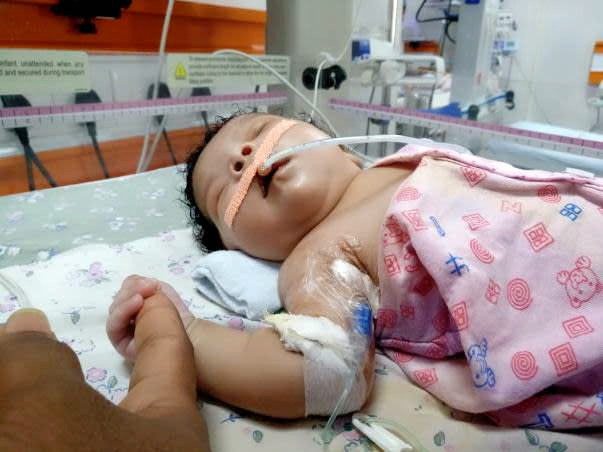 Father Forced To Sleep On Road Side Struggles To Save Baby Girl