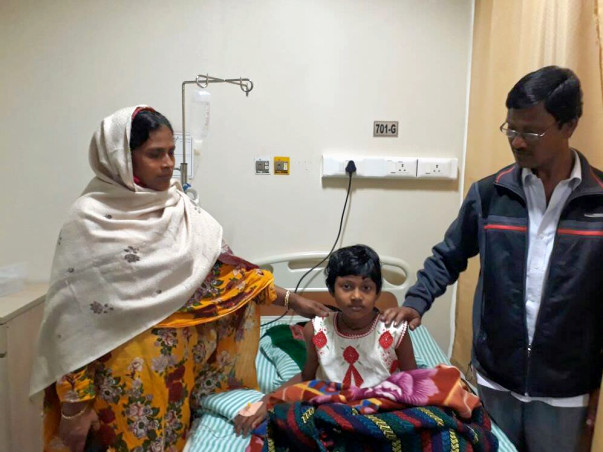 9-year-old Sumaiya is in severe pain due to bone cancer