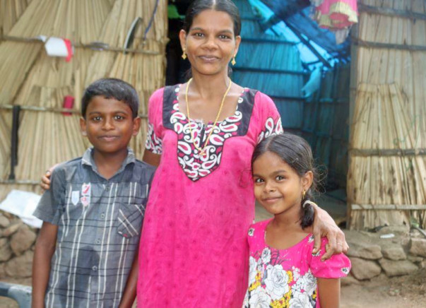 HOME FOR HOMELESS SHOBANA AND HER KIDS