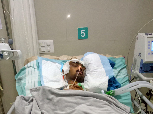 Help yathish recover brain hemorrhage.