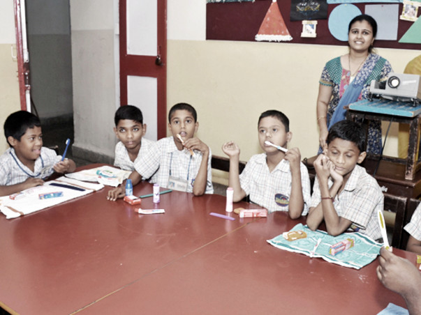 Fundraising for Punarvas school for the mentally challenged children.