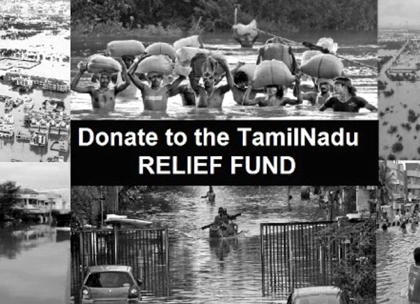 I am fundraising to support Flood Relief work in Tamil Nadu