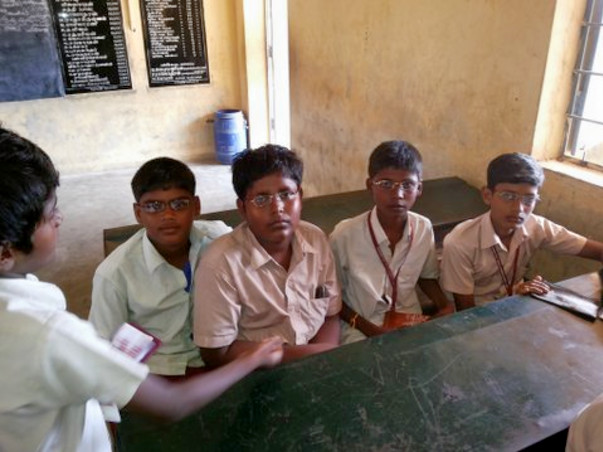 I am fundraising to provide free eye check-up and spectacles for underprivileged children in Chennai.