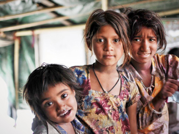 Help us build a new roof for our school in Jyoti Nagar