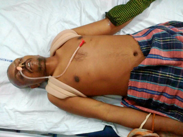 Help Sreenivasu get treated for his road accident.