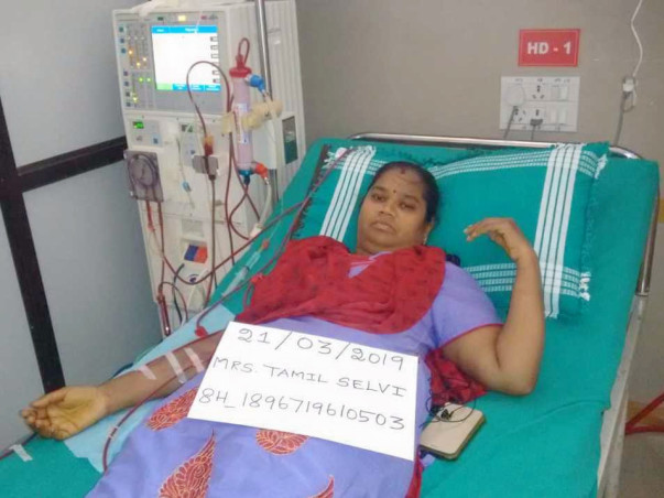 Help Tamil Selvi for kidney transplantation
