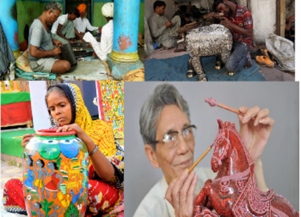 Handicraft corridor : Helping Hand for Poor from Art and Culture