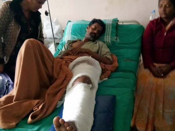 Help Bore Gowda's Leg Operation Expenses