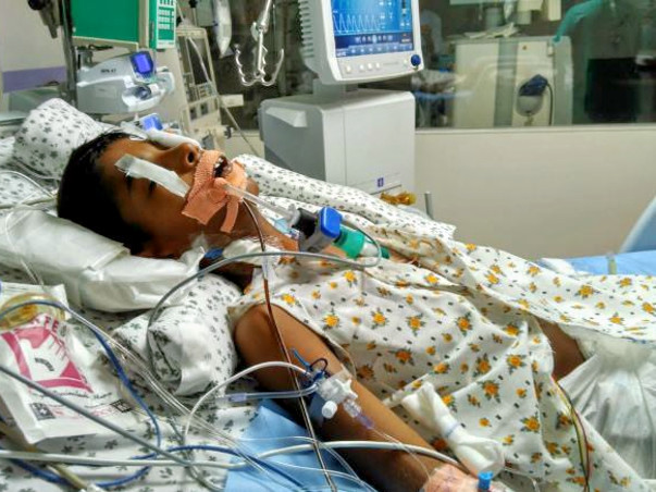 10-year-old Navadeep is on ventilator support and needs our help