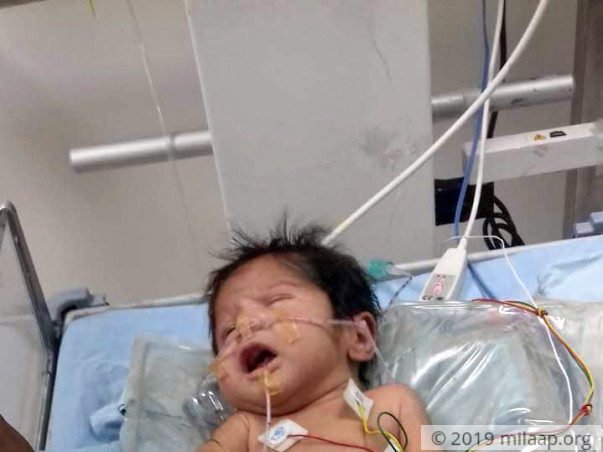 Baby of Sweta is in the ICU and needs your help to survive