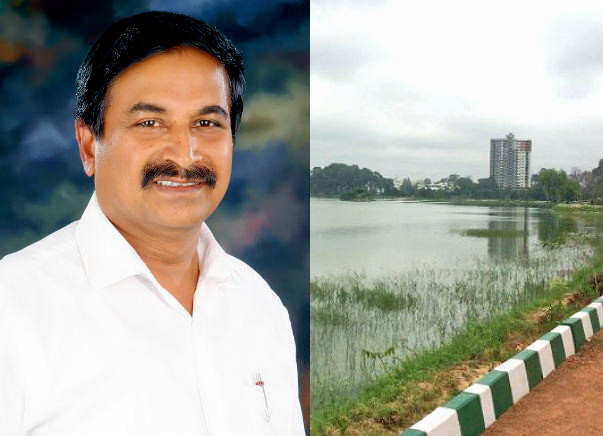 Help this Bengalurean setup toilet & borewell at Kasavanahalli lake