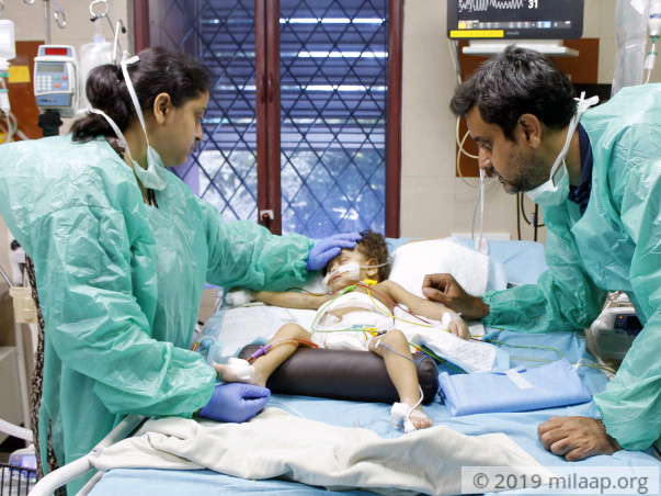 Help Samridhho who is in a critical state in the ICU