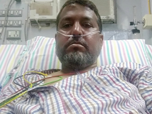 Help Aijaz fight Lung disease! surviving on medical oxygen.