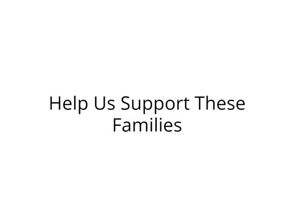 Help Us Support the Families of the Martyrs