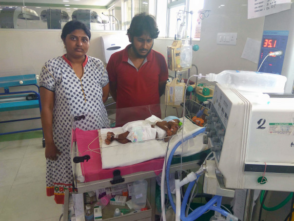 Help baby of Madhavi get treatment for short bowel syndrome