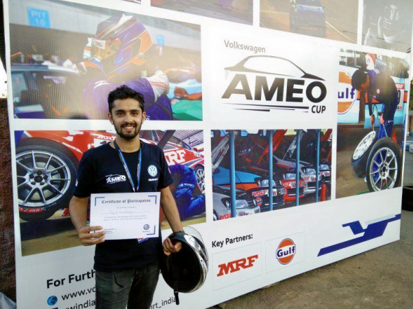 Help Rajat represent India at Volkswagen Ameo Cup 2017