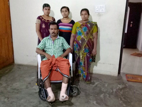 HELP MR PUSHKARAN AND FAMILY
