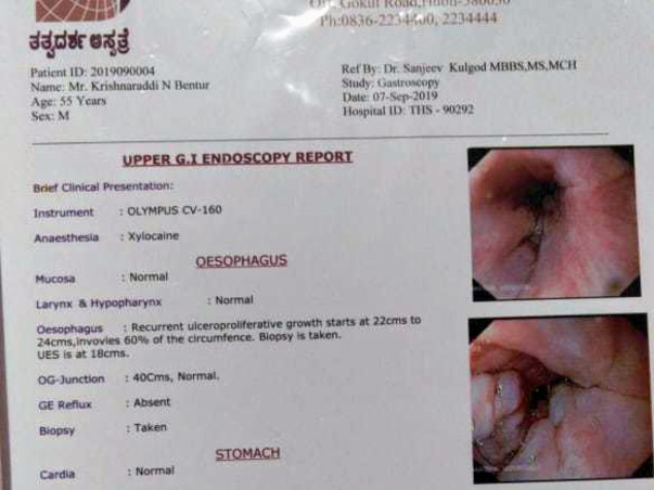 Help Mr. Krishna raddi fight cancer