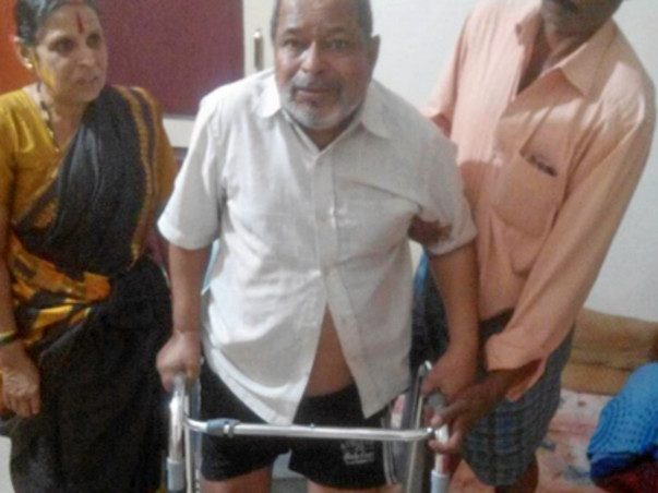 My Father Is Paralysed, Please Support Him For Physiotherapy