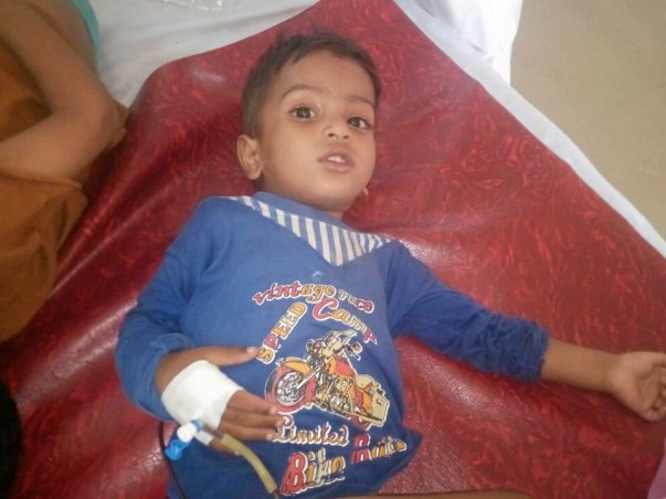 2-year-old Arfath is suffering and needs a Bone Marrow Transplant
