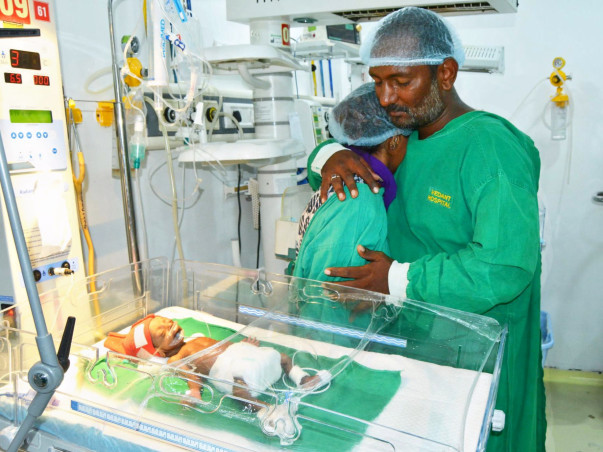 New born pre mature baby