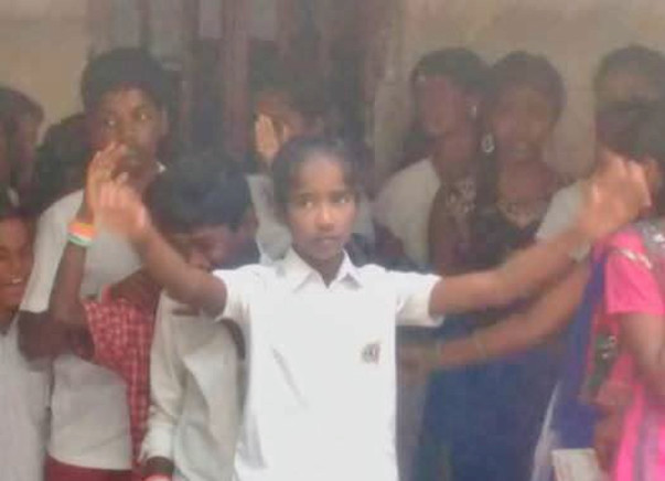 Distributing School Uniforms For Students.