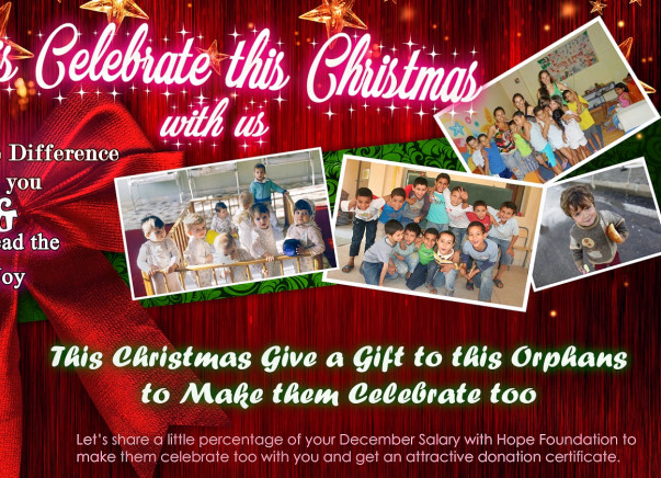 Let's Celebrate This Christmas With these Orphan Children and Spread the Ray of Hope, bring happiness to them