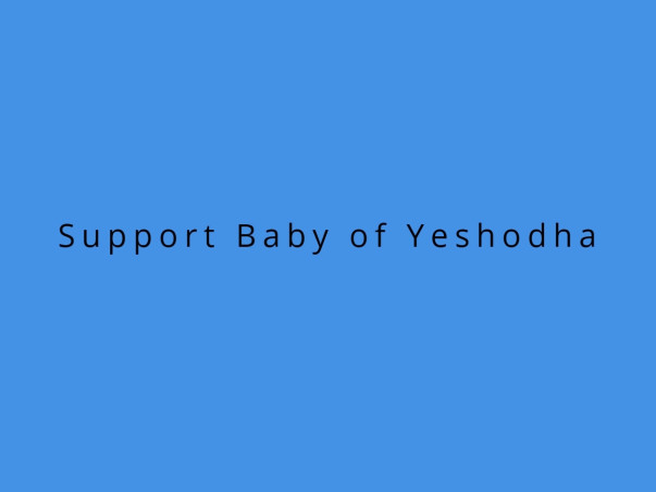 Support Baby of Yeshodha