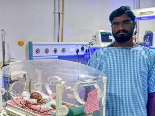 Sunita and Srinivas are struggling to save their prematurely born baby